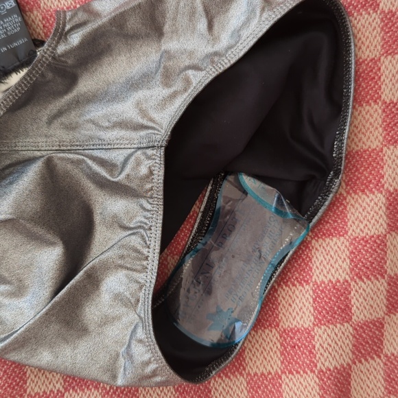 Isabel Marent One Shoulder One Piece Swimsuit / Metallic / FR 36 - Picture 4 of 4